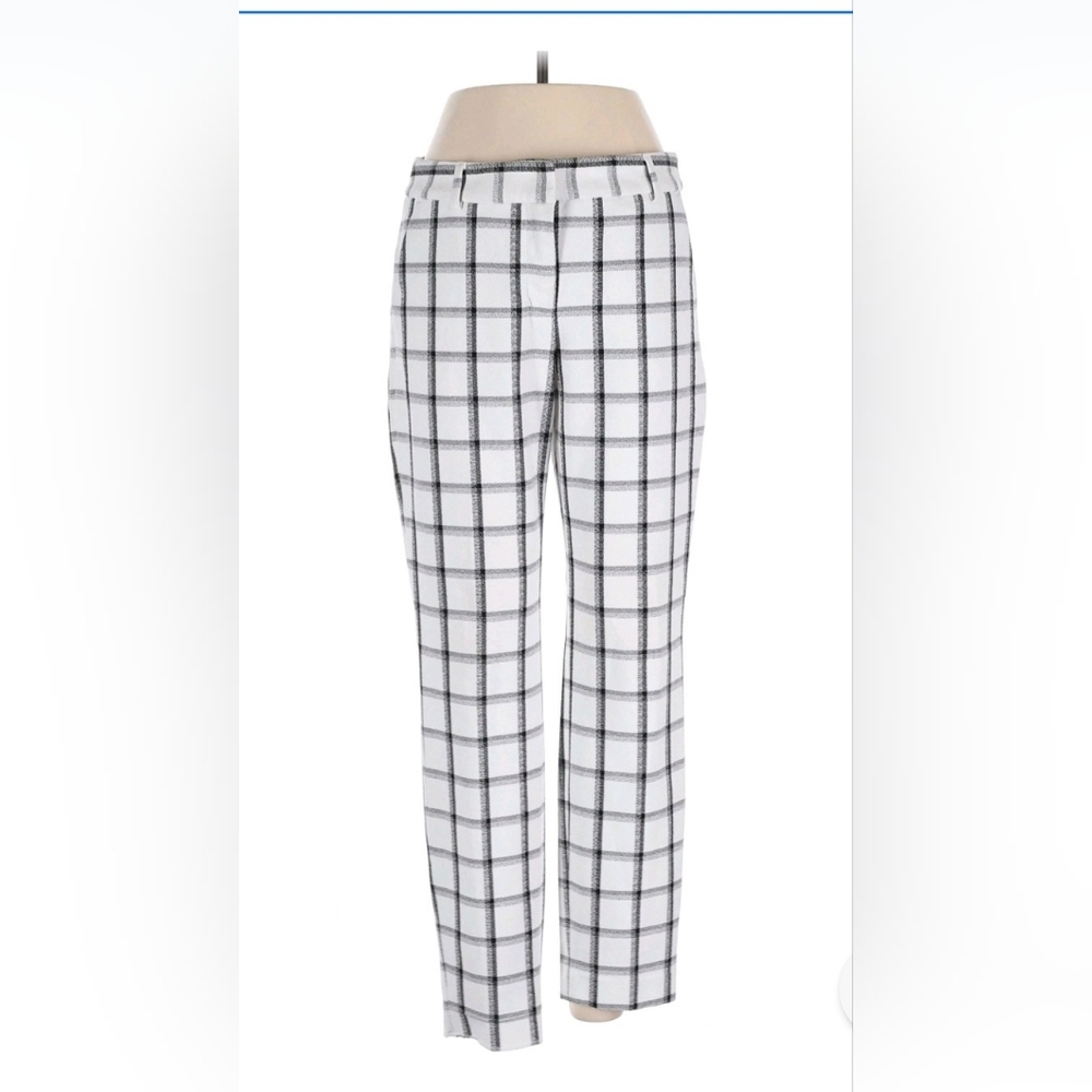 Express Monochrome Plaid Trousers